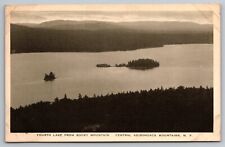 Fourth Lake From Rocky Mountain. Adirondacks NY Vintage Postcard picture