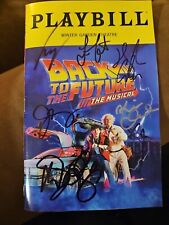 Back To The Future The Musical Cast Signed Playbill - Casey Likes picture