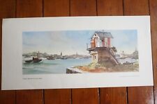 1940s LNER Tilbury Hailing Station Railway Carriage Print Poster Francis Flint picture