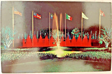 Vintage Postcard 1967 Six Flags Over Texas Dallas Amusement Park Star Mall UNP picture