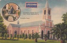 Postcard St Martin's Catholic Church St Martinsville LA picture