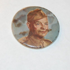 1952 General DWIGHT D EISENHOWER PRESIDENT campaign pin pinback button political picture