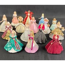 Vintage Barbie Christmas Ornaments 15 Piece Collection Princess Styles picture