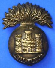 Royal Inniskilling Fusiliers Irish Regiment Cap Badge ALL BRASS    [25266] picture