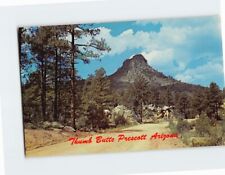Postcard Thumb Butte Prescott Arizona USA picture