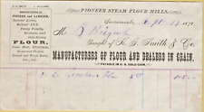 1878 Billhead Pioneer Steam Flour Mill for Brignole Owner during Gold Rush picture