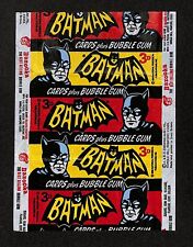 1966 A&BC Bazooka Batman Cards Plus Bubble Gum Empty Wrapper 3D VG 6887 picture