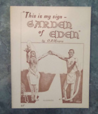 Lucas KS-Kansas, Garden of Eden, Tourist, Vintage Book by Hoopes picture