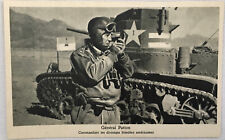 Postcard Raffael Tuck General Patton Made In UK picture