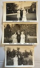 Military Family ~ Butch and Bruce ~ Vintage 1942 Photo Photograph Lot of 3 picture