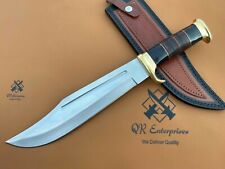 17''  Custom Handmade J2 Steel Fixed Blade Hunting Crocodile Dundee Bowie knife. picture
