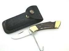 Vintage Turkey Hunter folding knife Explorer 11-330, 440C SS WITH SHEATH ~JAPAN  picture