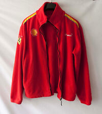 Shell Ferrari Jacket Fleece Staff *ZIPPER DON'T WORK * Size M   *iG0616p picture