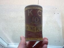 ANTIQUE K C BAKING SODA jaques mfg co TIN CAN CHICAGO ............ picture