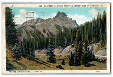 c1936 Sawtooth Mountain Western Cameron Pass Canon Highway Colorado CO Postcard picture