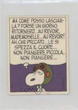 1971 Milano Libri Edizioni Le Figurine de Linus Peanuts Stickers Snoopy #149 2xw picture