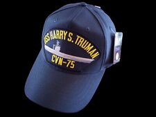 USS HARRY S TRUMAN CVN-75 NAVY SHIP HAT U.S MILITARY OFFICIAL BALL CAP USA MADE picture