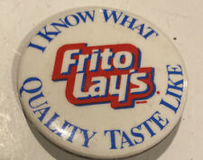 Vintage Frito Lays 1.5 Inch Pin I Know What Quality Taste Like picture