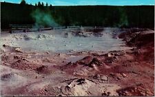 Fountain Paint Pot Lower Geyser Basin Yellowstone National Park Postcard Unused picture