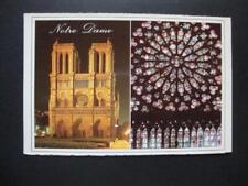 Railfans2 179) Postcard, Paris France, Notre Dame Cathedral, The 