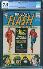 80 PAGE GIANT #9 CGC GRADED 7.5 VF- FLASH OF TWO WORLDS SPECIAL DC COMICS 1965 picture