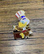Vintage c1980s LA Olympics Collectible Lapel Pin: Eagle Typing As Press - 1