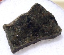 .907 grams Amgala 001 14x11x2mm slice fragment Martian Shergottite Meteorite picture