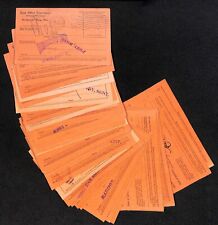 Butte Pony Montana 1910-1912 Postal Registry Return Receipts - Group of 40 picture