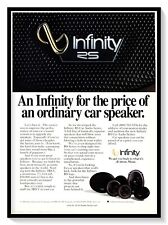 Infinity RS Car Audio Series Speakers Vintage 1990 Print Magazine Ad picture