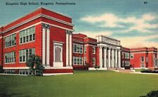 Kingston, Pennsylvania, PA, Kingston High School, Linen Vintage Postcard a1293 picture