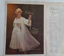 1959 women's Artemis Pearl bouquet waltz gown peignoir lingerie vintage ad picture