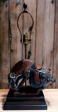 Manner of FREDRICK COOPER Antique Design Figural ASIAN WAR HORSE TABLE LAMP picture
