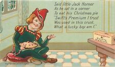 Postcard C-1910 Jack Horner Swift Margarine Advertising Nursery Rhyme 23-4119 picture