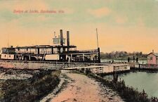 Kaukauna WI Wisconsin Steam Boat Evelyn Disaster Shipwreck 1907 Vtg Postcard E19 picture