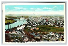 Bird's-Eye View Milton PA c1932 Vintage Postcard picture
