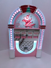 Mr. Christmas Pink Holiday Jukebox Plays 4 Christmas Carols Retro Look WORKS picture