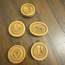 Springerele Lot Of 5 . Swiss Made By Anis Paradies. Cookie Molds picture
