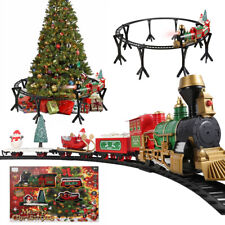 36 Pcs Battery Operated Christmas Toy Train Set With Lights and Sounds Kids Gift picture