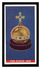 THE KING'S ORB #21 CORONATION MAJESTIES 1937 GODFREY PHILLIPS TOBACCO CARD picture