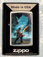 2016 Forged In Fire Chrome Zippo Lighter NEW Bradford Exchange picture