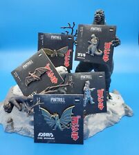 ⚡RARE⚡ PINTRILL x TOHO Set Of 5 3D Godzilla Pins *BRAND NEW SEALED* JAPAN EXC. picture
