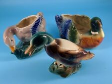 3 pc. Royal Copley Mallard Ducks 2 Planters & I  Figurine picture