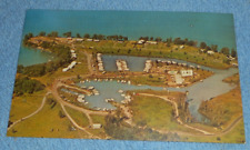 Vintage Postcard Hibiscus Yacht Harbor Cayuga Lake Union Springs New York NY picture