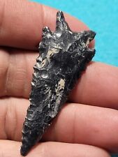 LARGE ELKO Point Oregon Authentic Arrowheads Obsidian Artifacts Collection picture