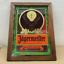 Vintage Jägermeister Mirror Sign Jager Jagermeister Bar Mancave 22”x16” picture