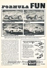 1964 Corvette Jaguar XKE Revell  - Original Advertisement Print Art Car Ad J683 picture