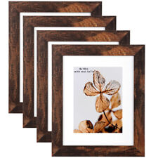Set of 4 Wood Photo Frame 8x10 Format Wall Art Tabletop Decor Picture Frames picture