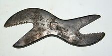 Old Antique VLCHEK small double ended Alligator Wrench Tool picture