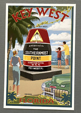 Key West, Florida - The Southernmost Point - Lantern Press Postcard picture