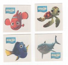 Disney Finding Nemo Air Heads Canada Set of 4 Tattoo Cards picture